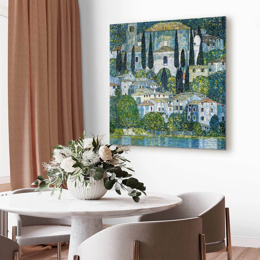 Quadro in tessuto non tessuto - Chiesa di Casson 60x60 cm Riproduzioni l-G-10031-b-a - 3