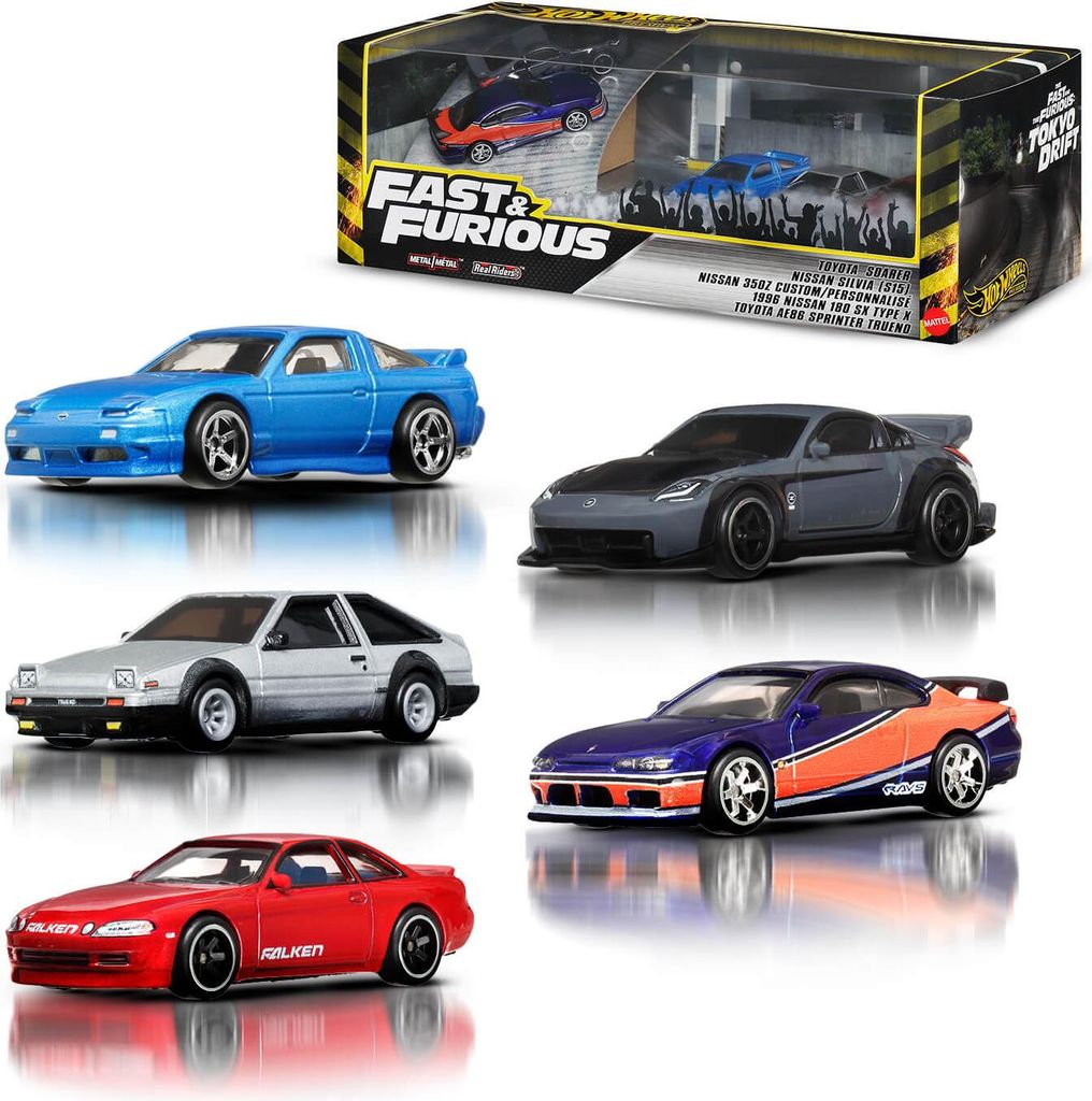Mattel JFL99 - Pacchetto Hot Wheels Premium Fast & Furious Immagine del prodotto 