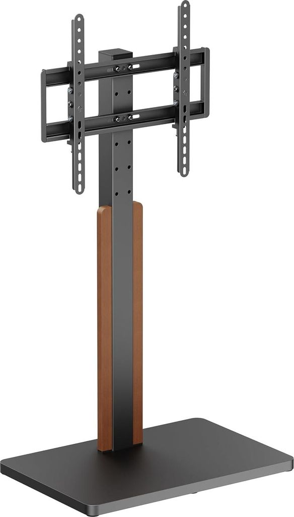 PureMounts TV Ständer, Standfuss, Universal Fernsehständer für 32-65 Zoll Samsung, LG, Philips, Panasonic UVM., Max. Vesa 400x400 & 35 kg, schwarz