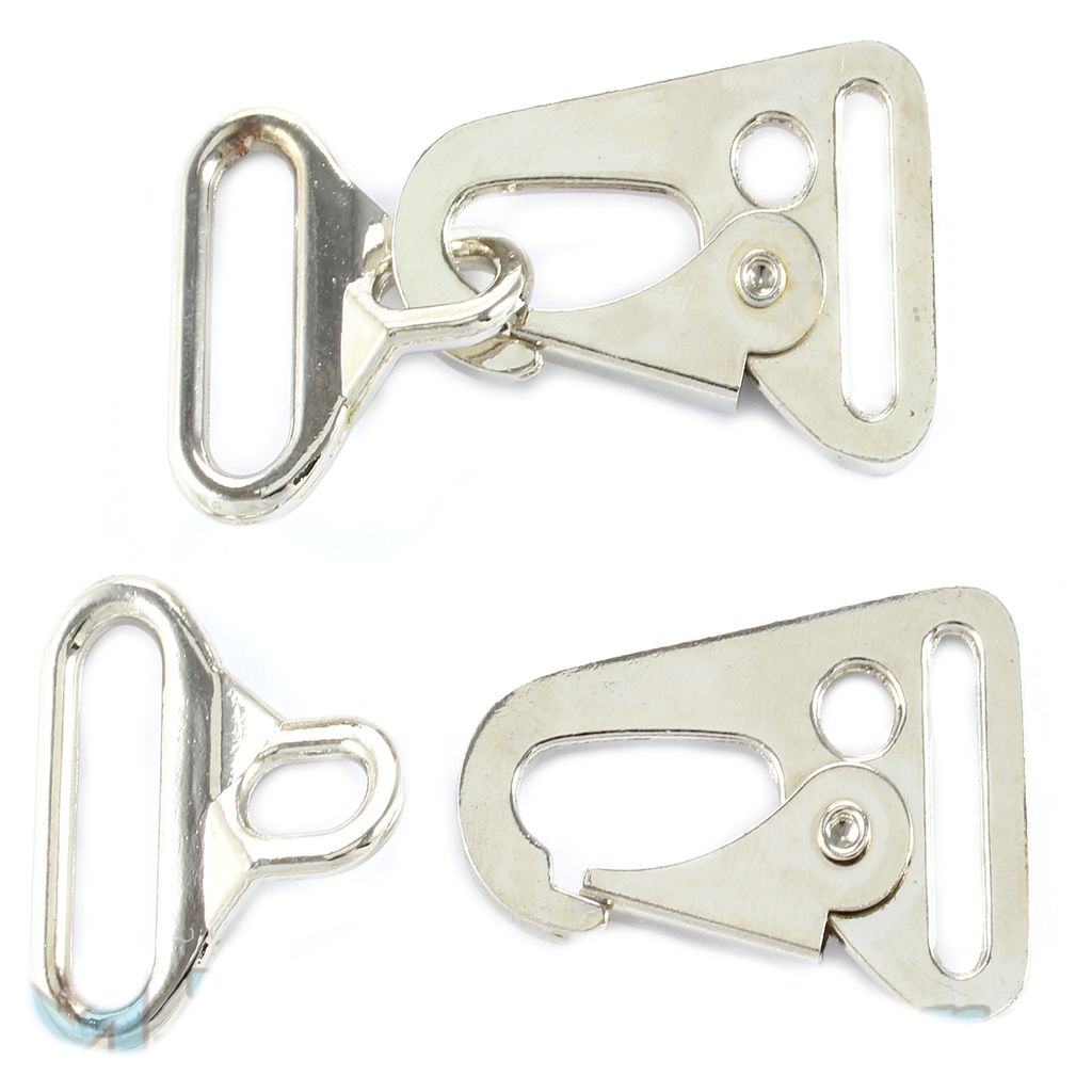 2er Pack Metallschnalle 65 x 33mm für Gurtbreite 25mm