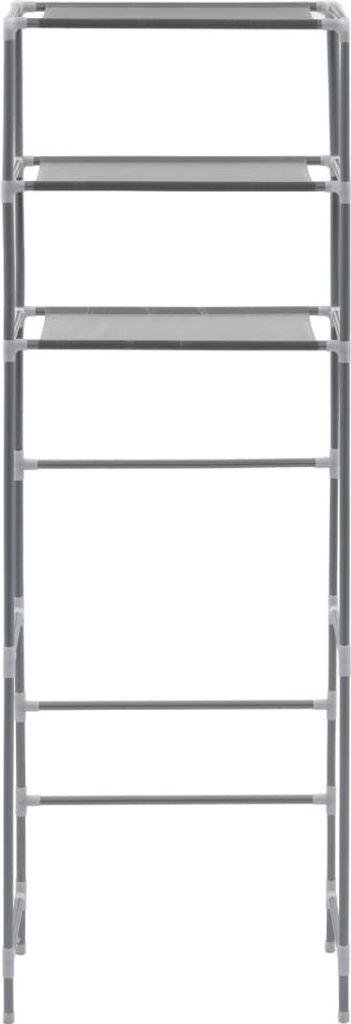 "Winter Sale" Badregale - Silber Toilettenregal 3 Ablagen Silbern 53x28x169cm DE5267162