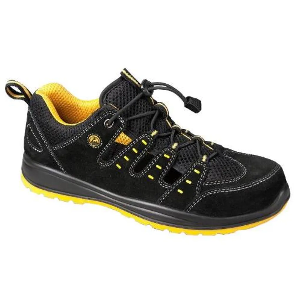Sandale de travail ESD MEMPHIS 2115-S1 Non Metallic cuir respirant