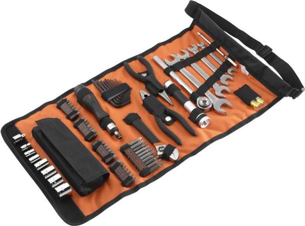 Black&Decker Mechaniker-Set 71-tlg. in Rolltasche A7144