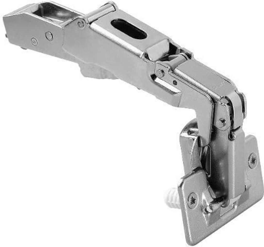 BLUM CLIP top Weitwinkel Scharnier 170°, gerade mit Feder, Einpressen