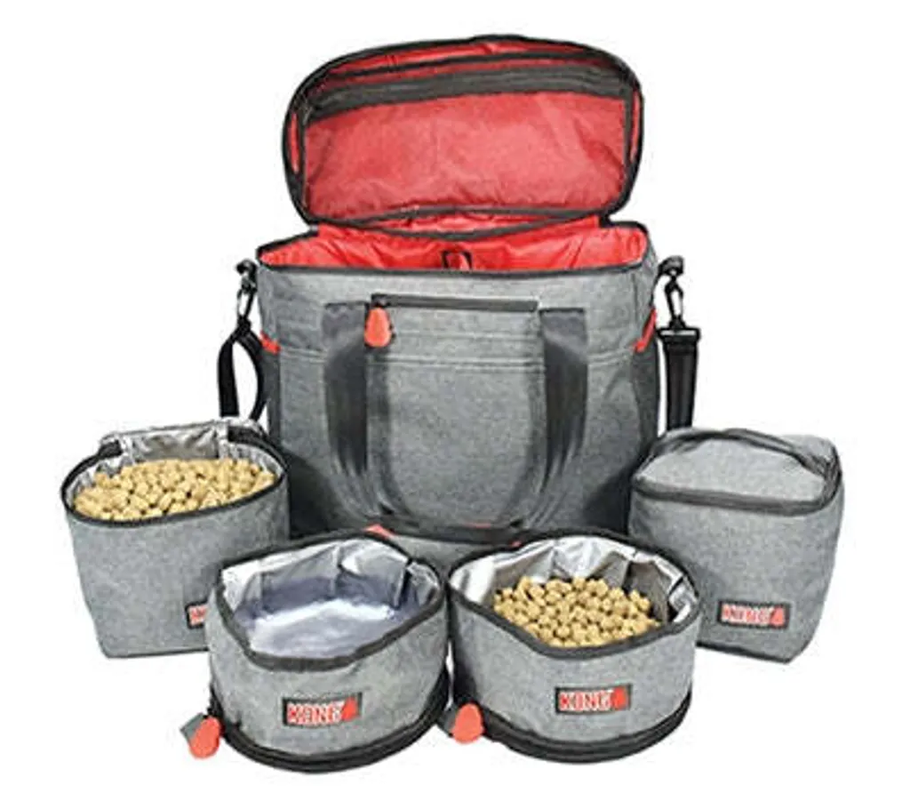 KONG Borsa 5 Pezzi: La Valigia del Tuo Cane per Vacanze Senza Stress