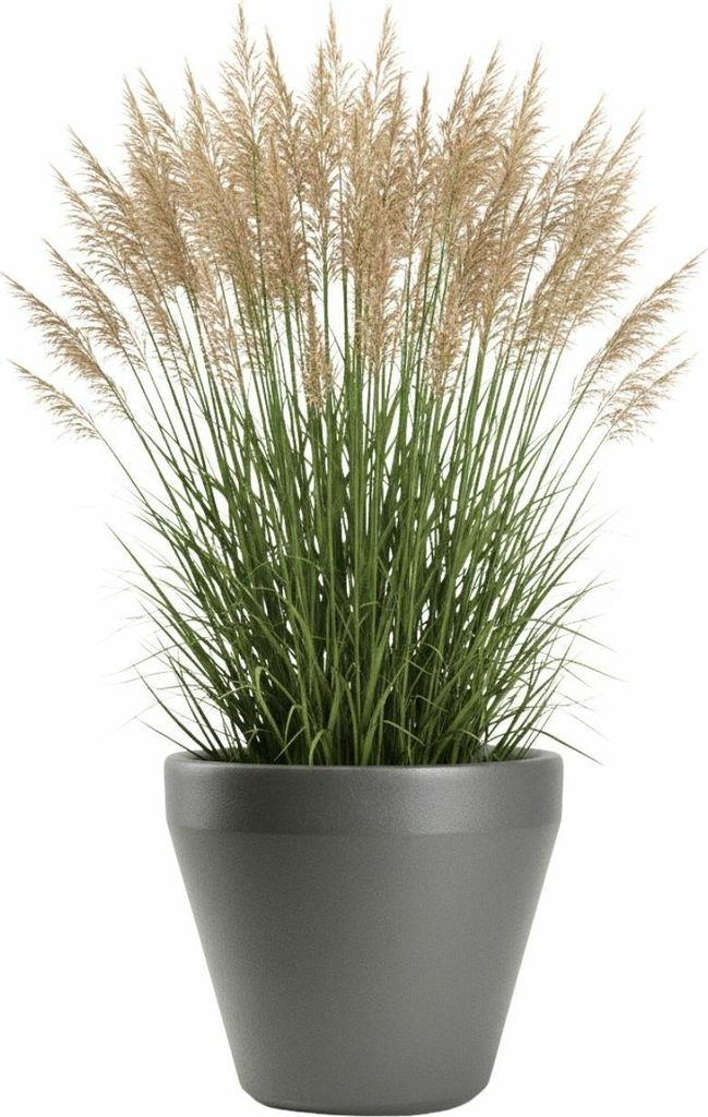 HowHomely | Blumentopf - Pflanzgefäß - grau - B55xH49 cm - Übertopf - Blumenkübel - Praktisch