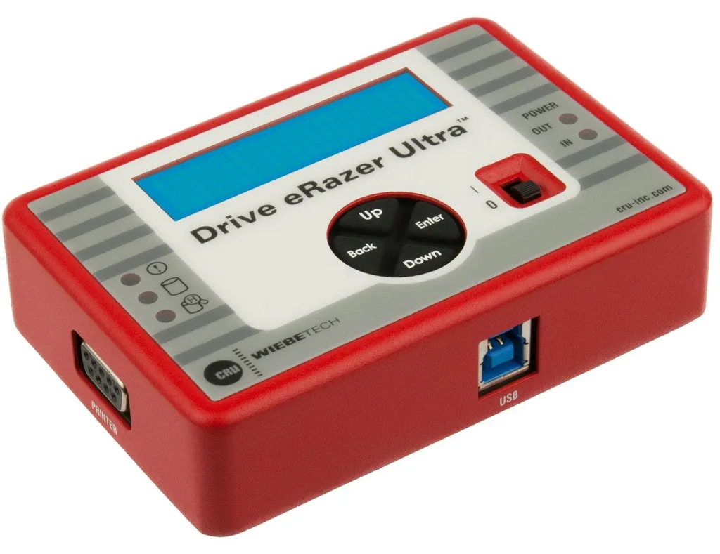 Effaceur de données autonome WiebeTech Drive eRazer Ultra pour SATA