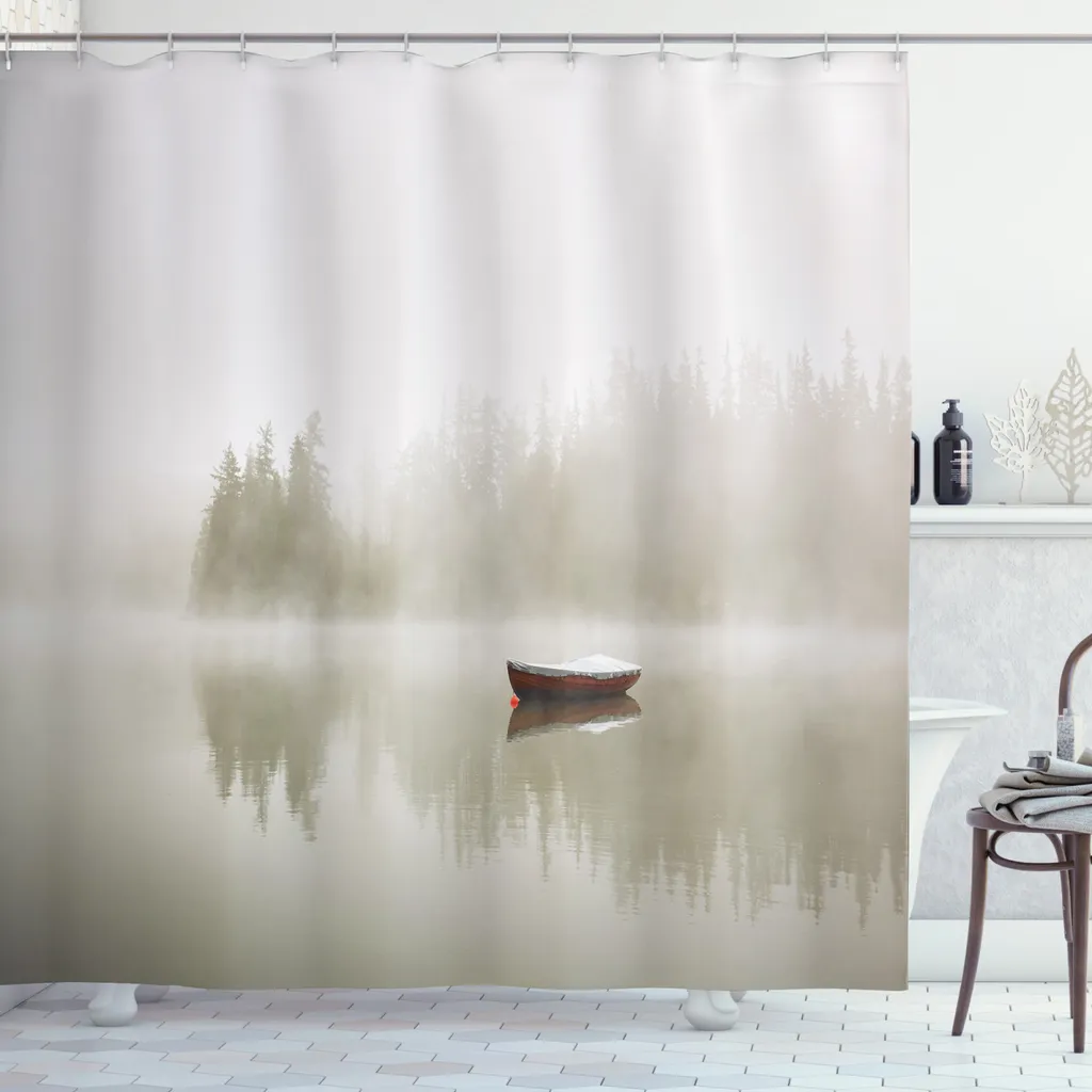 Tenda Doccia Paesaggio ABAKUHAUS | Atmosfera Relax 175x220 cm