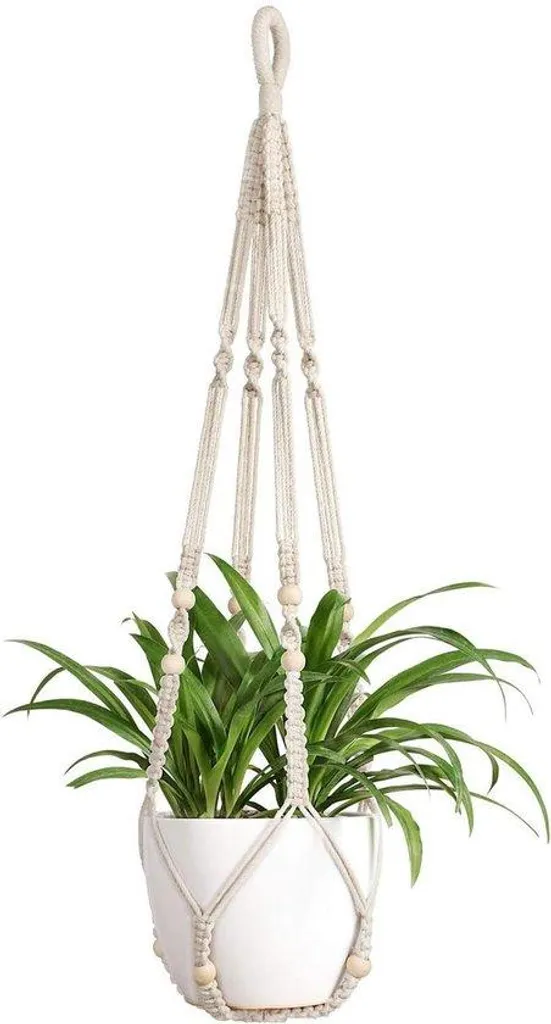 Protégez vos plantes des animaux avec ce panier suspendu en coton bio