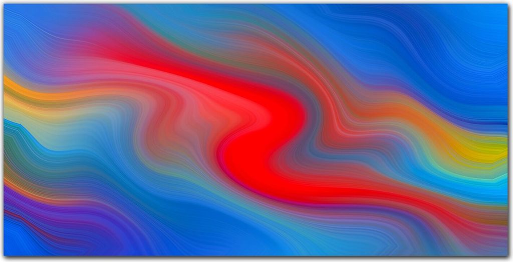 Coloray Küchenrückwand 140x70 Spritzschutz aus Glas - Farbe Illusion