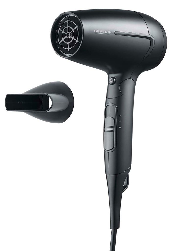 Severin HT 0159, Schwarz, Einfarbig, 1,8 m, 1600 W, 110/220 Produktbild 