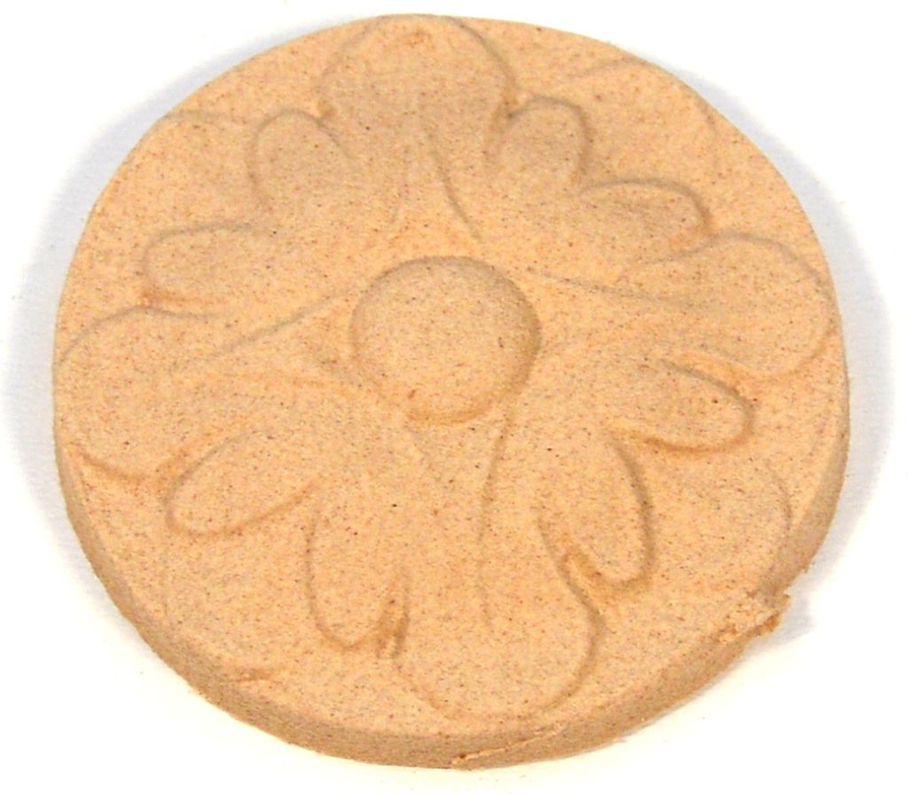 1 Stück IHC Dekoration für Schrank, Tür, Möbel Ornament Holzornament Onlay Applique Durchmesser: 55mm