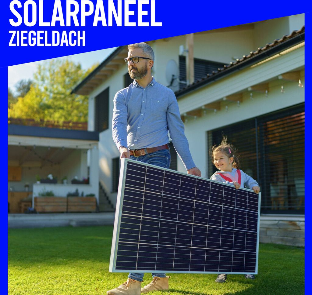 Photovoltaik Solarpanel Halterung 2x Montage Set Ziegeldach Produktbild 5