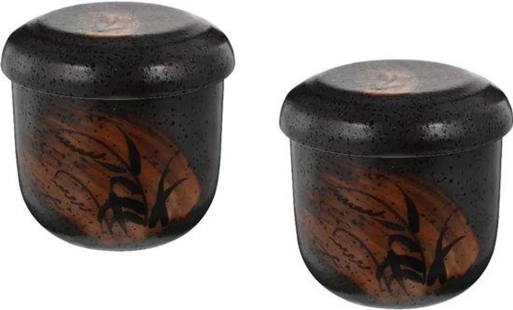Bols Japonais pour Cuisson Vapeur et Service du Riz - Set de 2 en Céramique