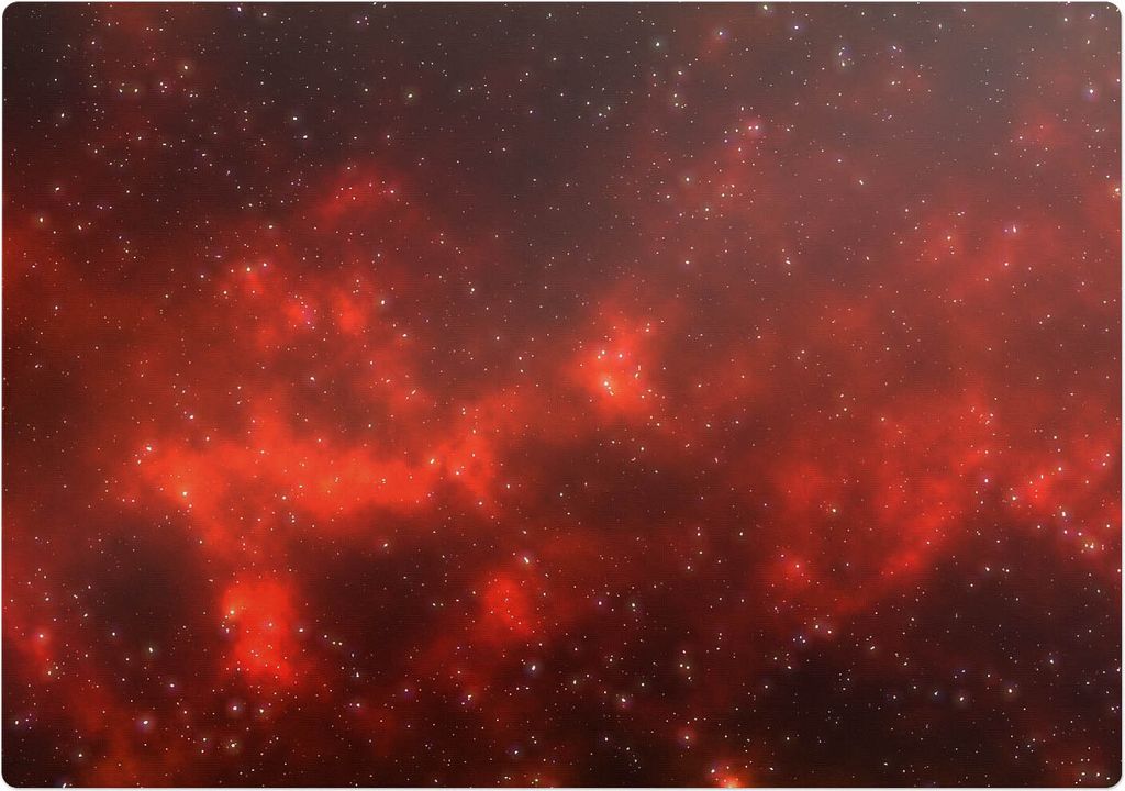 Kosmischer Nebel – Bodenschutzmatte – Stuhlunterlage 100x100 cm – Rutschfest – Hartbodenmatte