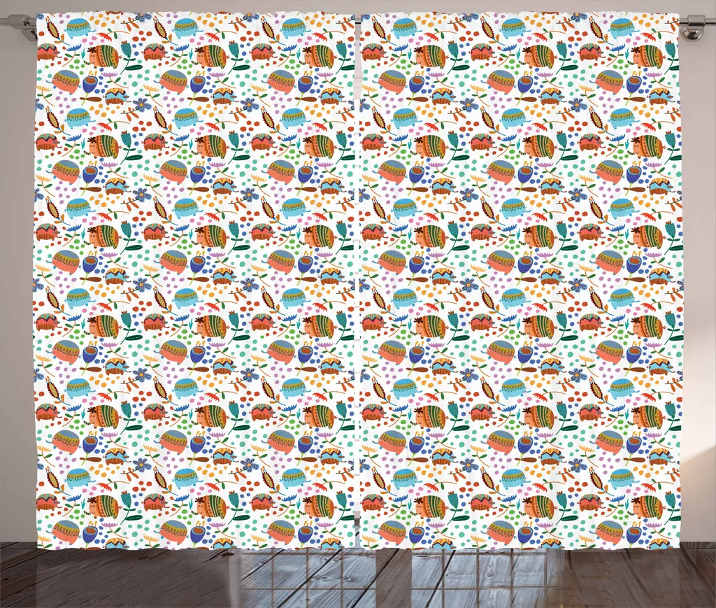 Tenda Bambini e Adulti ABAKUHAUS Elefanti - Lavabile 280x175 cm