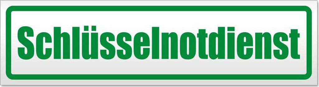 Schlüsselnotdienst Magnetschild Schild magnetisch