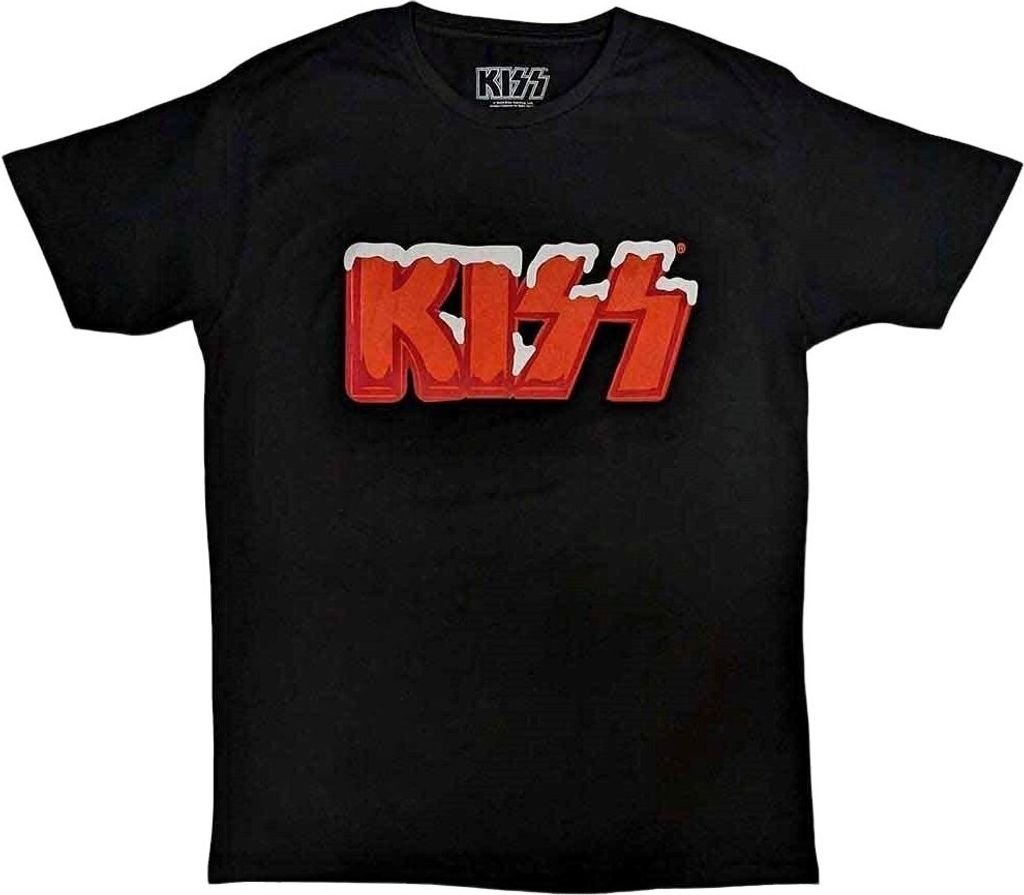 Kiss Holiday Logo Black M T-Shirt