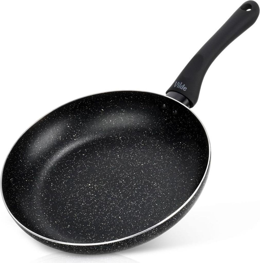 Vilde | Pfanne 24 cm - Granit Beschichtung - Induktion/Gas - Schwarz - Antihaftbeschichtet - BLACK LINE