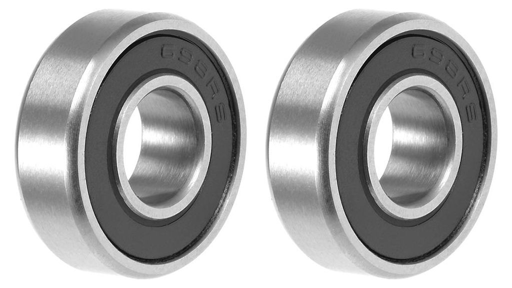 2Stk. 698-2RS Kugellager 8x19x6mm Rillenkugellager doppelt abgedichtete ABEC-3 Lager