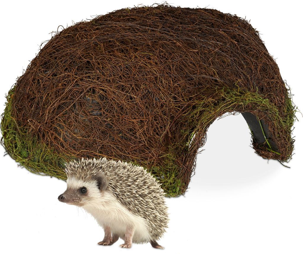 Relaxdays Maison pour hérissons, igloo, abri d'hiver pour Image du produit 