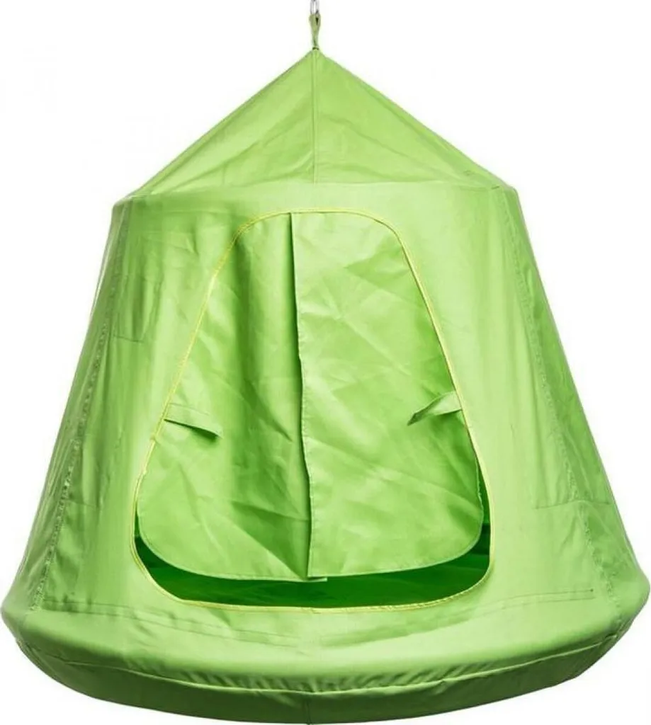 Hamac nid d'oiseau vert tente suspendue pour cage de petits oiseaux 17cm