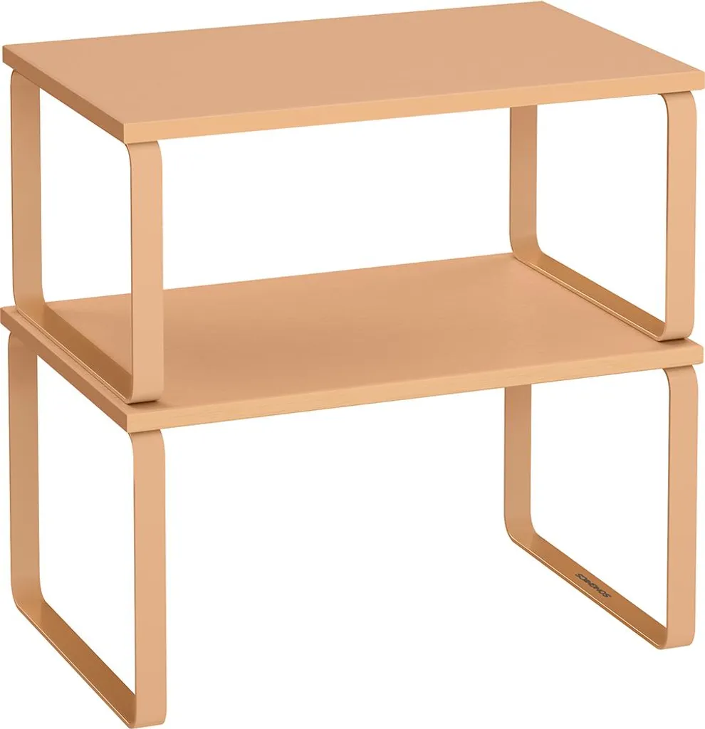 Support à épices pour petit appartement : lot de 2 étagères pêche gain de place