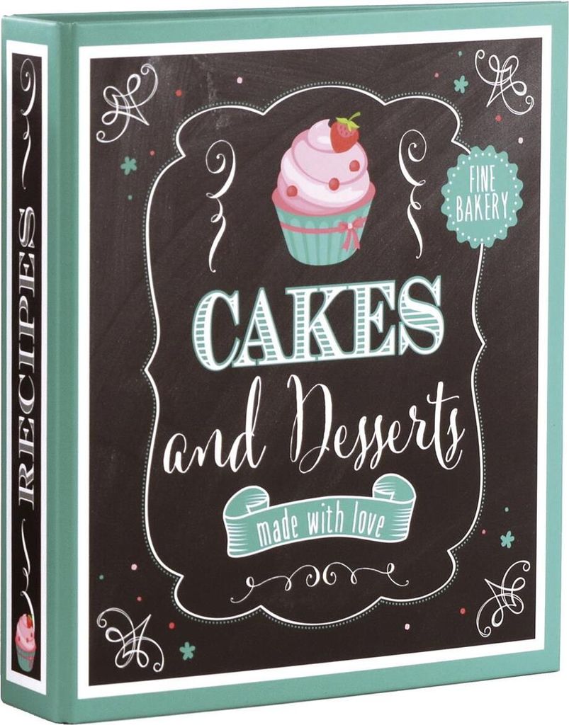 GOLDBUCH Kochrezeptbuch Ordner Cakes&Desserts Produktbild 