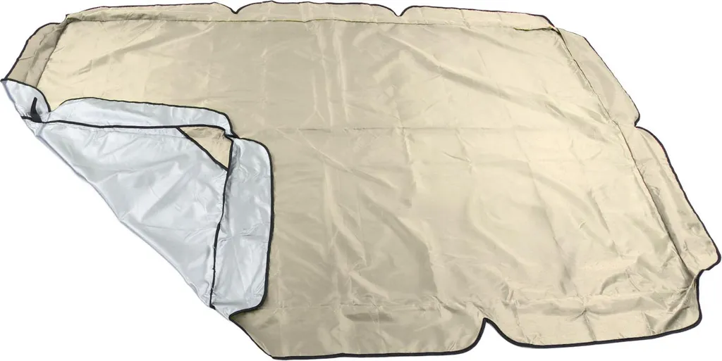 Auvent de remplacement pour balançoire de patio, protection pluie beige
