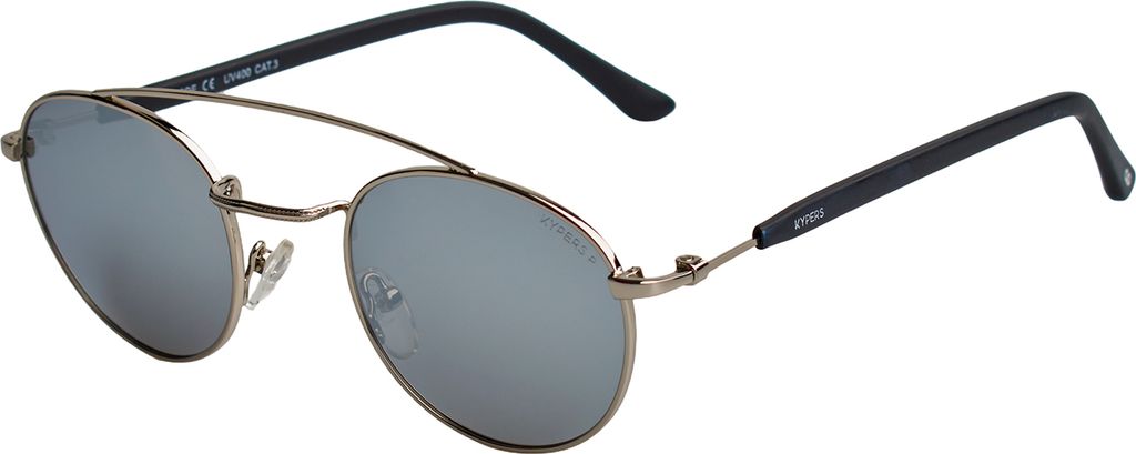 Kypers ZOE Runde Sonnenbrille aus Metall Herren-Damen
