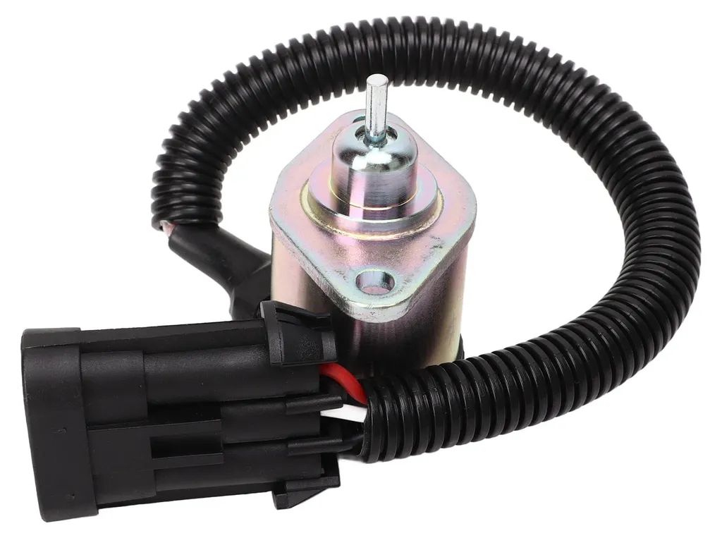 Solénoïde d'arrêt de secours 12V compatible chargeuse Bobcat - 3