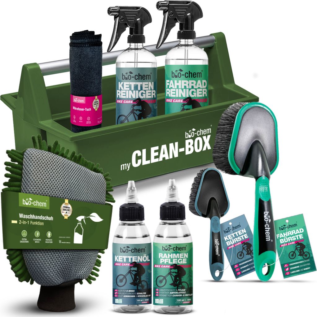 bio-chem Premium Fahrrad Reinigungsset 9-teilig für alle Produktbild 