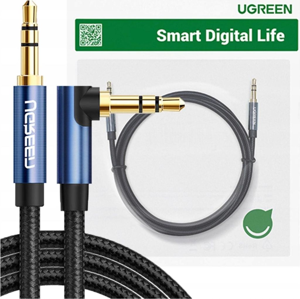 Aux cable 3.5Mm male Ugreen 60181 To Aux 3.5Mm male Image du produit 