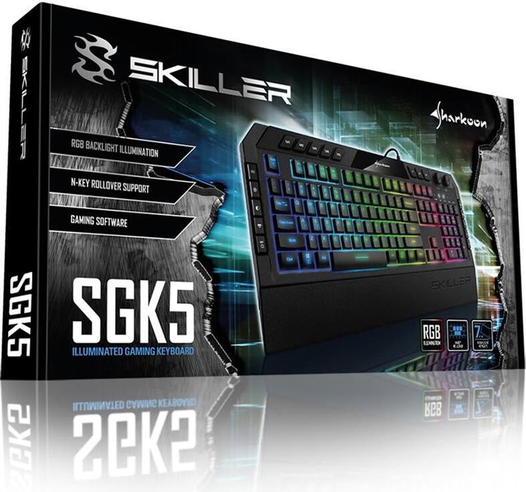 Sharkoon SKILLER SGK5 - Tastatur - hintergrundbeleuchtet Produktbild 