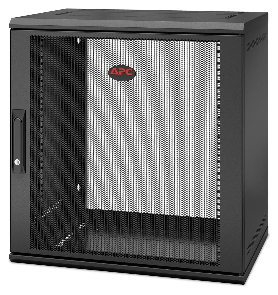 Coffret Mural APC NetShelter 12U à Charnière Unique - Robuste 90kg