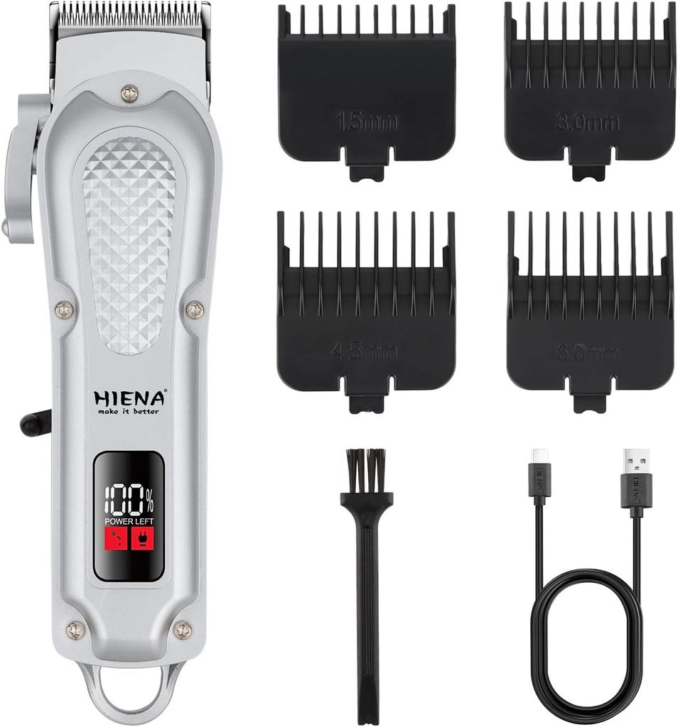 Haarschneidemaschine Herren Kabellose Schermaschine fürMänner Haarschnitt für Barber Clipper Wiederaufladbare Haarschneider für Haarschneider m...