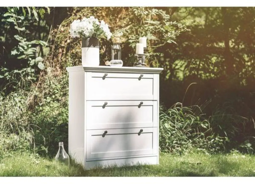 Commode de chambre blanche Intertrade S - Meuble de rangement 001597 - 13
