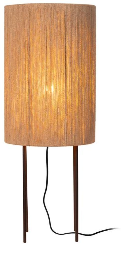 Atmooz Sintra vloerlamp – Ø 30 x 78 cm – Zwart metaal – Productafbeelding 