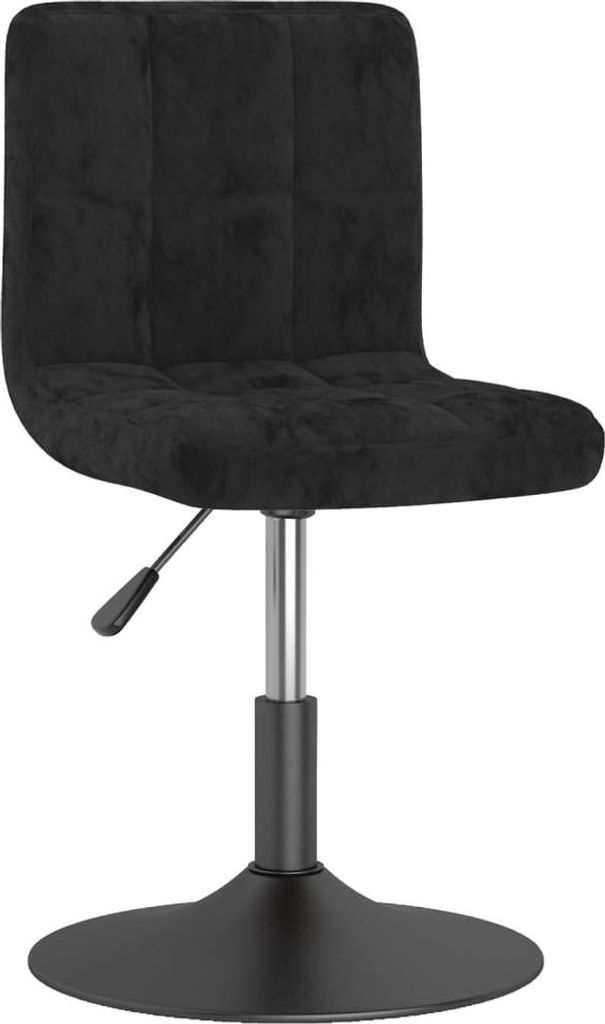 vidaXL Esszimmerstühle 4 Stk. Drehbar Schwarz Samt