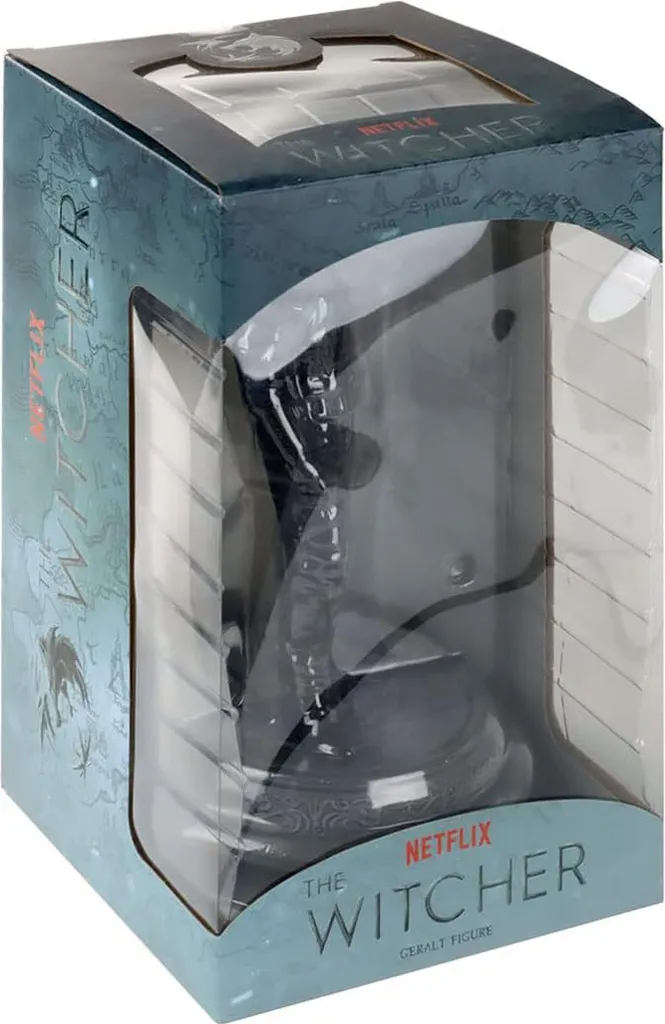 Décoration Figurine Geralt de Riv The Witcher - Idée Cadeau Fan 22 cm