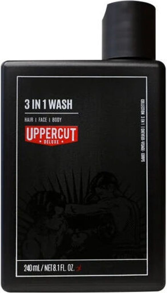 Uppercut Deluxe 3in1 Wash Shampoo für Haare und Körper 240 ml
