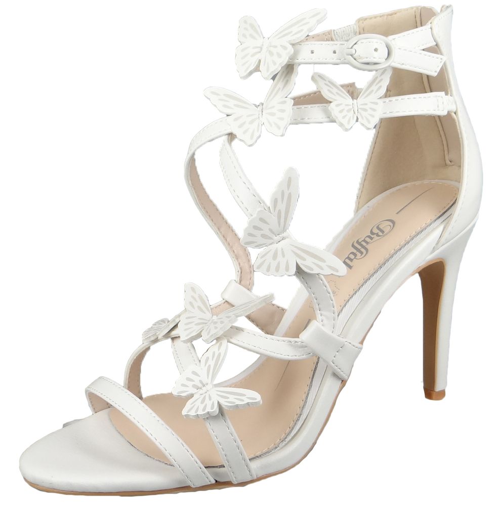 Buffalo Damen Sandalen Yana 1291327 Weiß