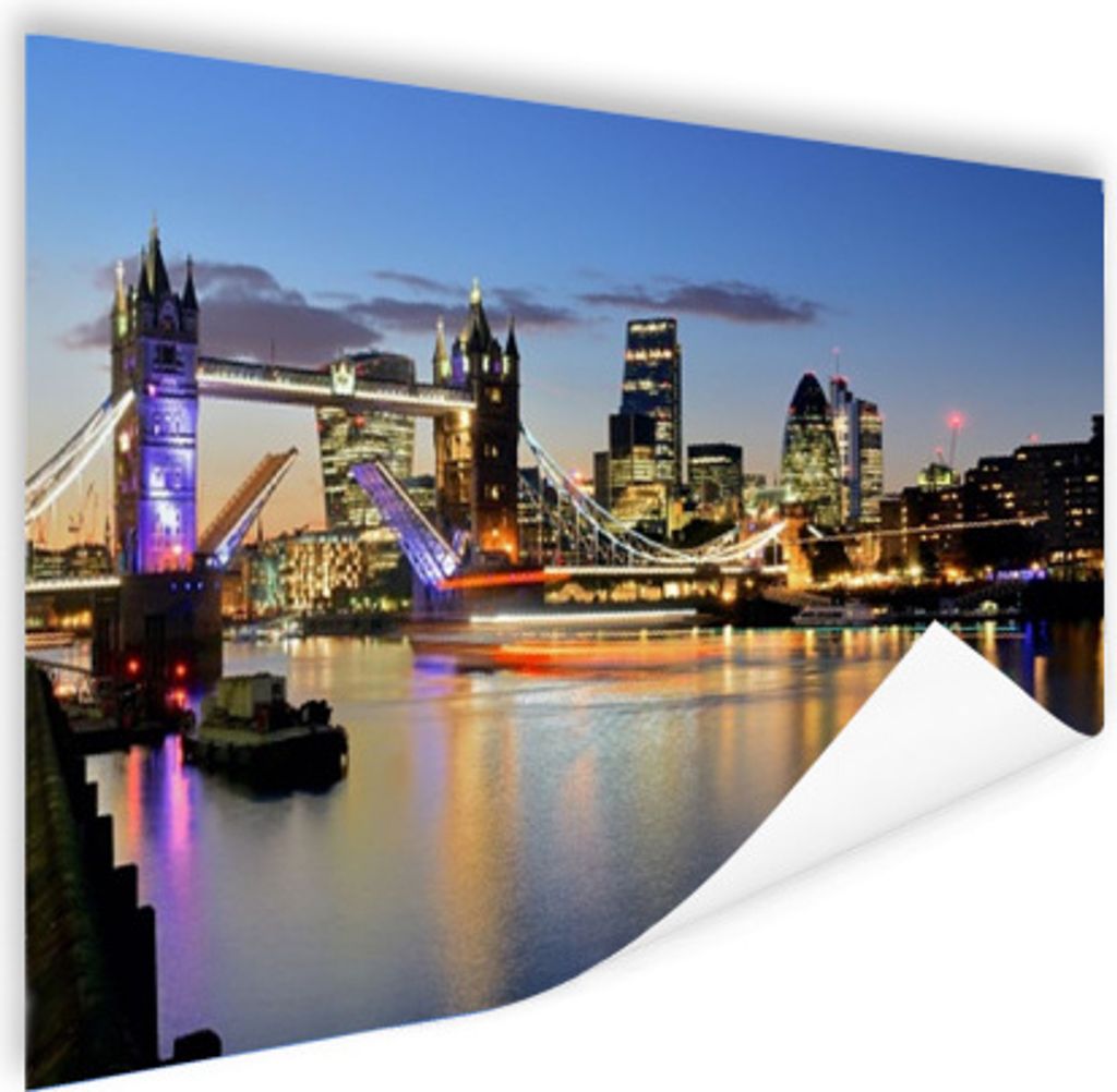 MuchoWow Poster London - Tower Bridge - England 60x40 cm - Schlafzimmerdekoration