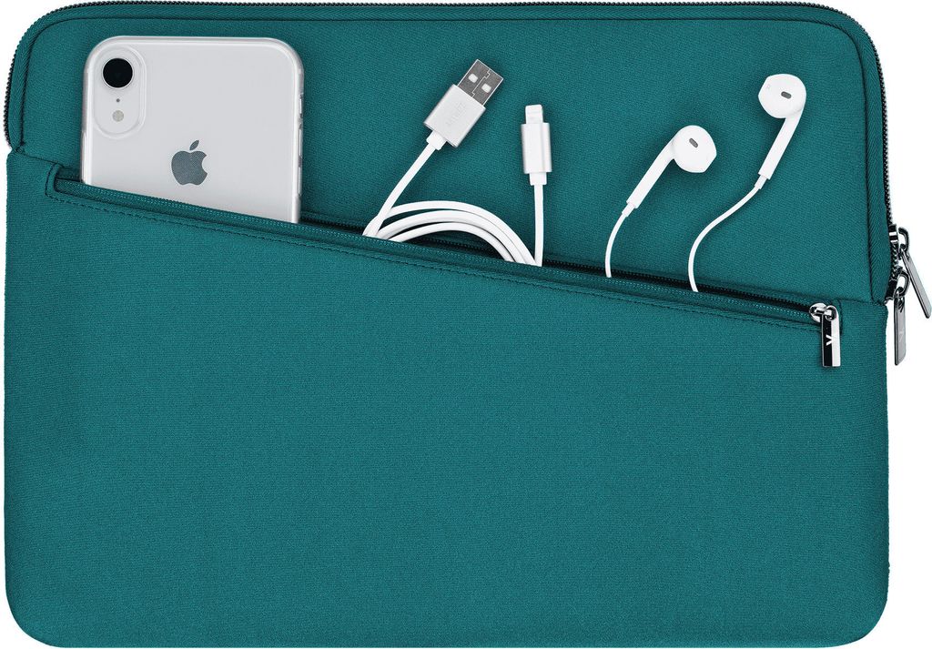 ARTWIZZ Neoprene Sleeve PRO Tasche für MacBook Air 13 Zoll (2018-2024) und MacBook Pro 13 Zoll (2016-2022) M1 M2 - Schutzhülle mit Zubehör-Fach ...