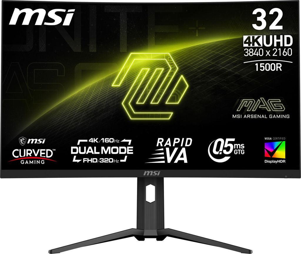 MSI MAG 321CUPDF Computermonitor 80 cm (31,5") 3840 x 2160 Pixel 4K Ultra HD LCD Schwarz
