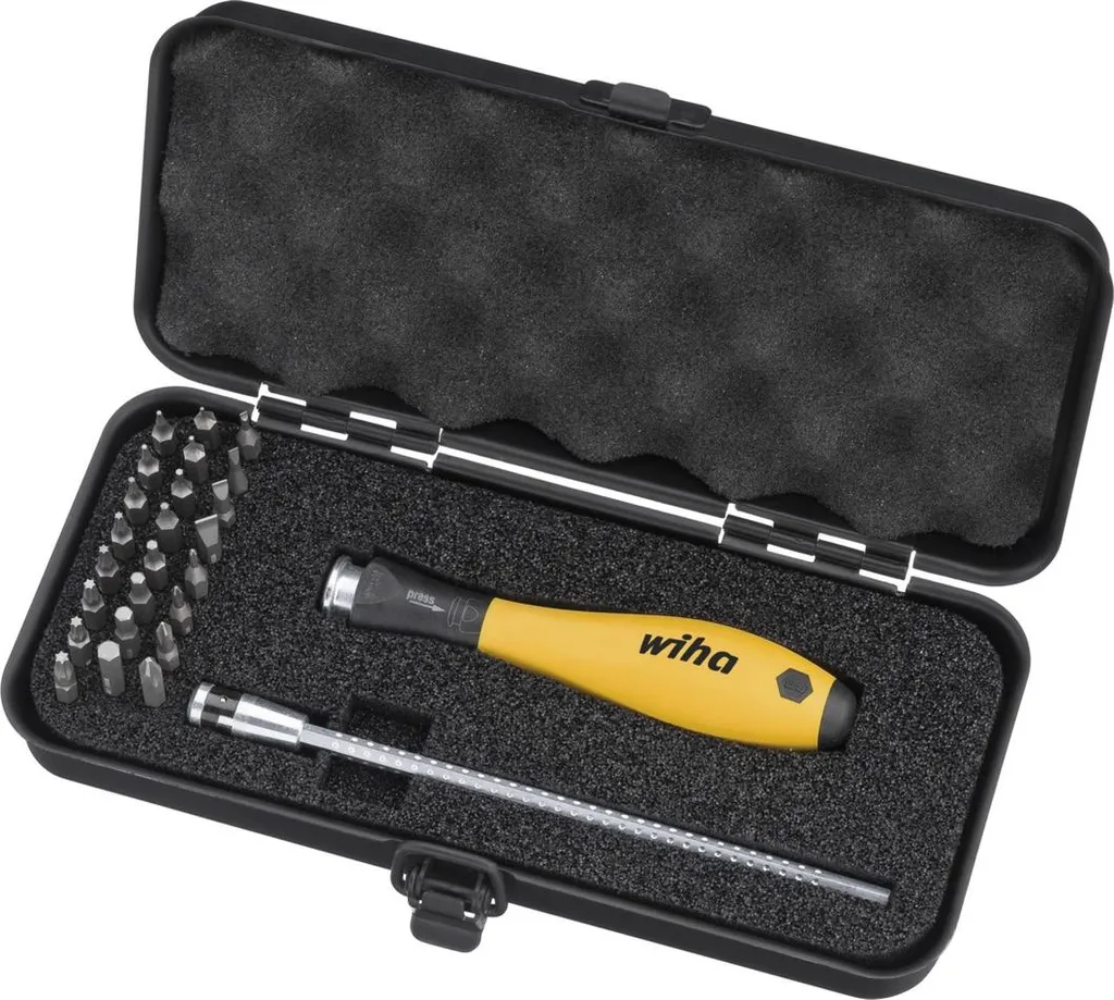 Tournevis manuel Wiha multi-embouts ergonomique pour le bricolage polyvalent