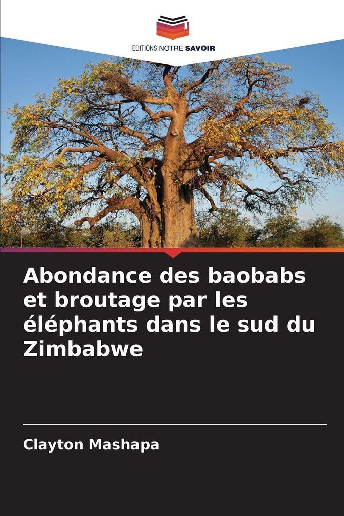 Abondance des baobabs et broutage par les éléphants dans le sud du Zimbabwe