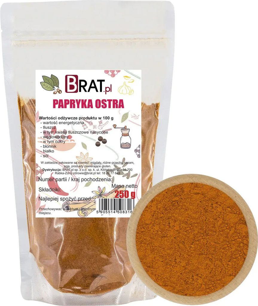 Scharfe Paprika 250g Produktbild 