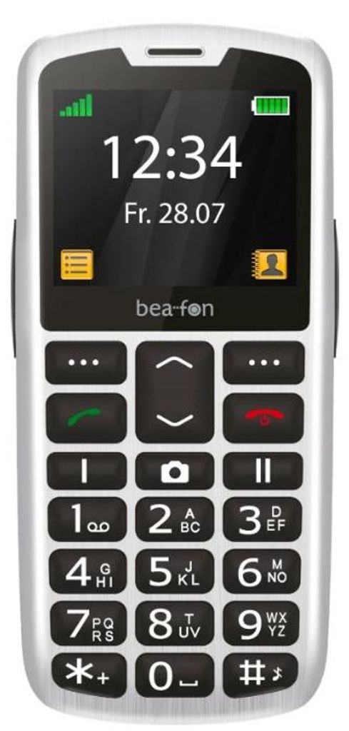Beafon SL260 LTE - 4G, Silver Line, Großtastenklapphandy, Image du produit 