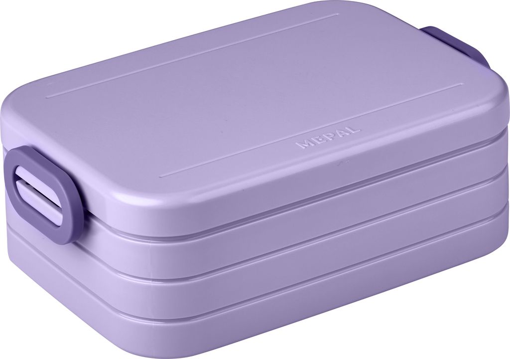 Mepal | Midi Brotdose | Lunchbox für 2 Sandwiches oder 4 Brotscheiben | Meal Prep Box | Brotdose für Erwachsene | Essenbox mit Unterteilung | Viv...